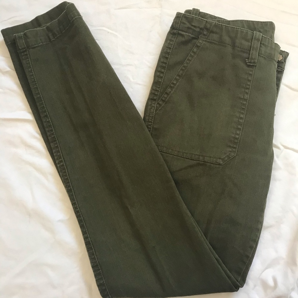 Army green pants